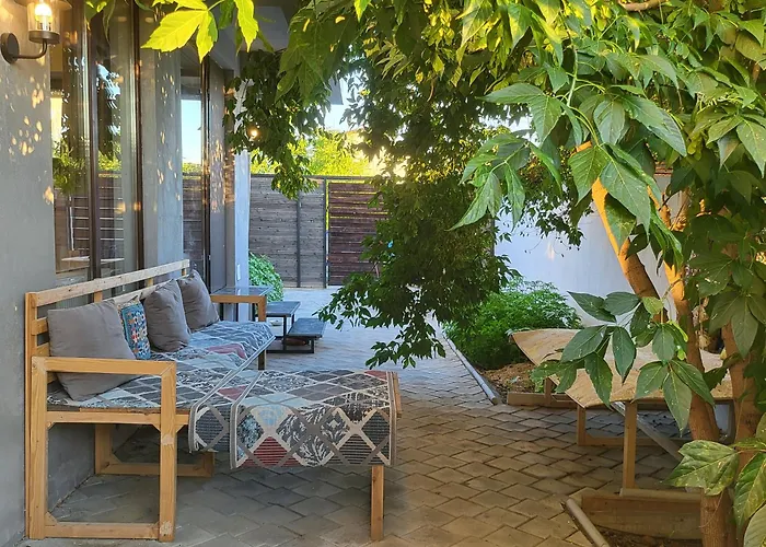 Elegant Cu Terasa Daire Bükreş